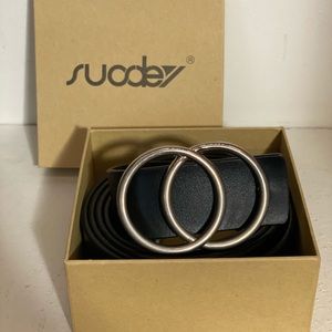 Black & Silver Women’s Belt